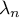 $\lambda_n$