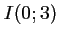 $ I(0;3)$
