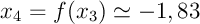 $x_4=f(x_3)\simeq-1,83$