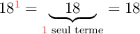 18^1=18