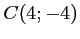 $ C(4;-4)$