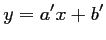 $ y=a'x+b'$
