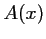 $ A(x)$