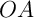 $OA$