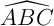 $\widehat{ABC}$