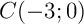 $C(-3;0)$