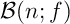 $\mathcal{B}(n;f)$