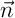 $\vec{n}$