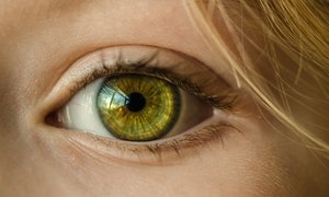 eye iris focus